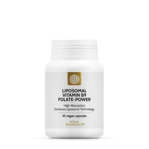 Liposomal Vitamin B9 Folate-Power, 45 capsule, Novo Biomedics