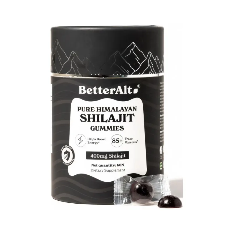 Jeleuri de Shilajit din Himalaya Pure Himalayan Shilajit Gummies BetterAlt, 60 jeleuri, GNC — preț și oferte
