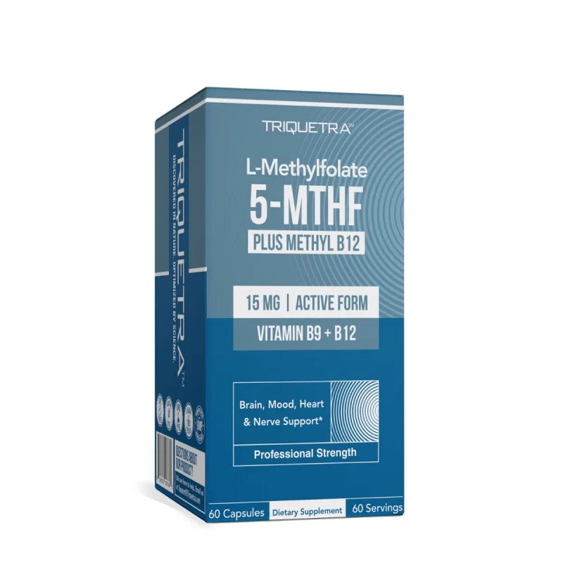 Triquetra L-Methylfolate 5-MTHF, 60 capsule, GNC — preț și oferte