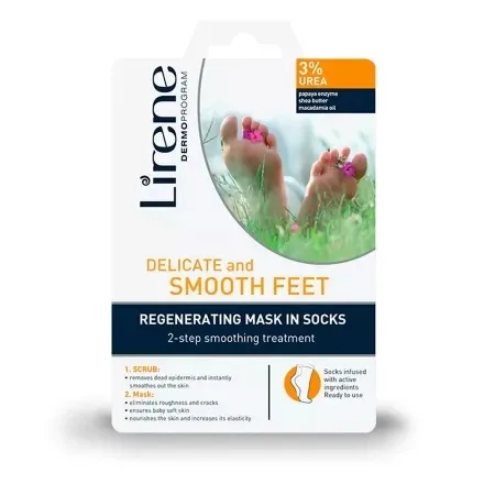 Sosete exfoliante si regeneratoare, 17ml, Lirene — preț și oferte
