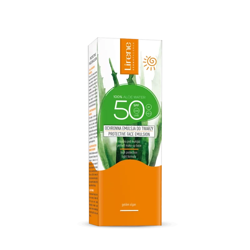 Emulsie cu Aloe Vera pentru protectia solara SPF50, 50ml, Lirene — preț și oferte