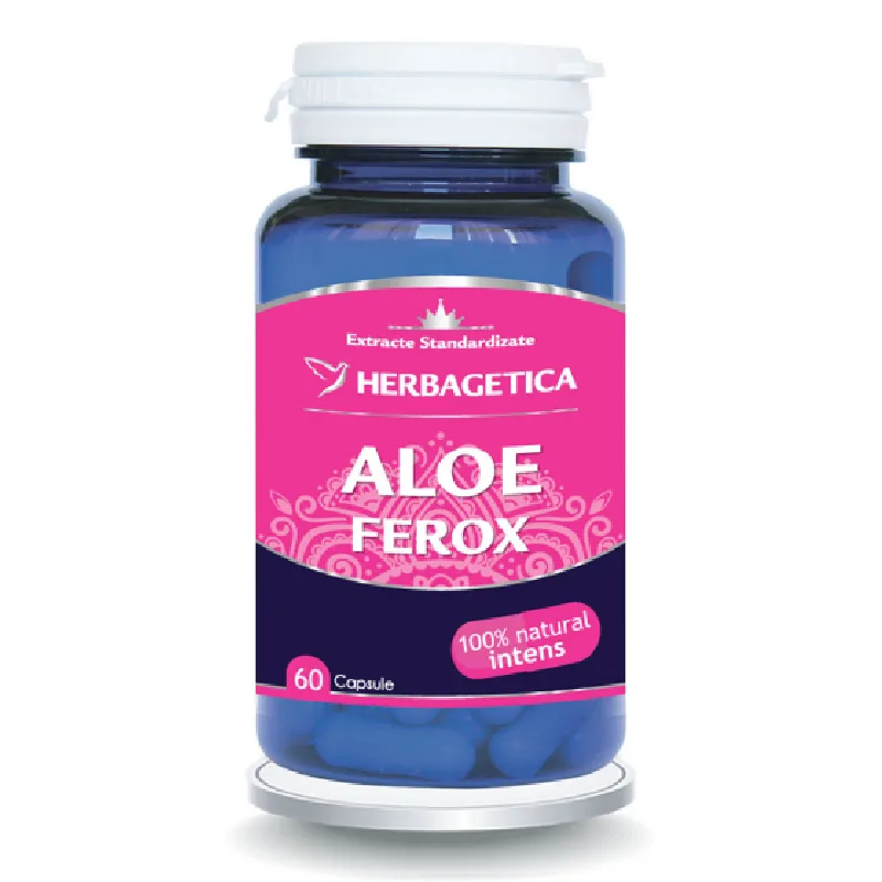 Aloe Ferox, 60 capsule, Herbagetica — preț și oferte