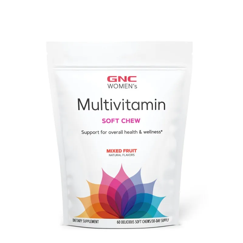 Multivitamine pentru femei Ultra Mega Aroma Mix de fructe Women's, 60 caramele, GNC — preț și oferte
