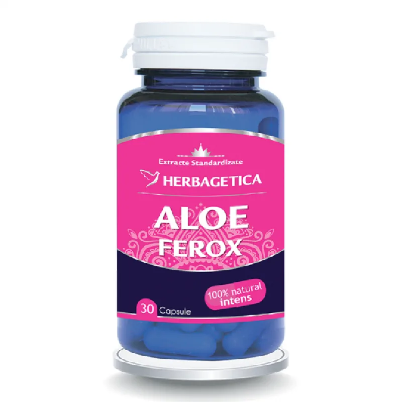Aloe Ferox, 30 capsule, Herbagetica — preț și oferte