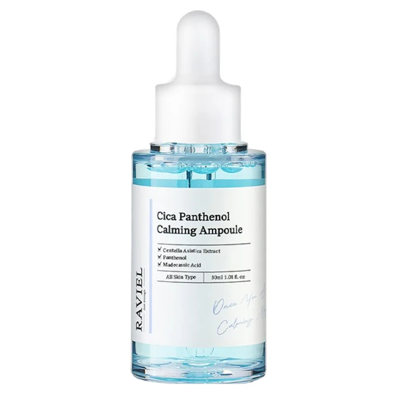 Ser calmant pentru fata cu Cica si Panthenol, 30ml, Raviel — preț și oferte