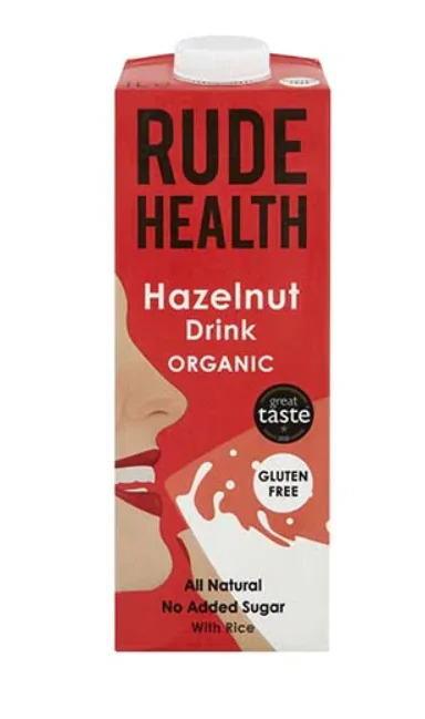 Bautura vegetala din alune Organic Eco, 1l, Rude Health — preț și oferte