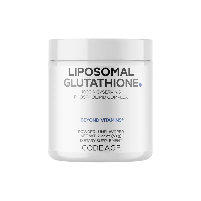 Liposomal Glutathione Glutation Lipozomal Pudra 1000 mg, 63g, CodeAge — preț și oferte