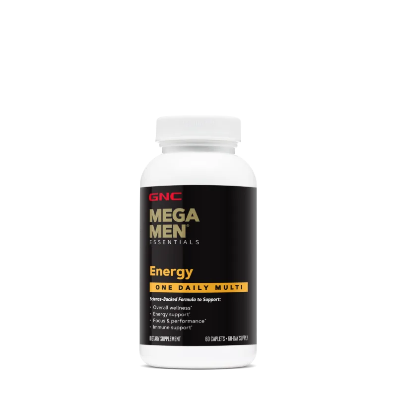 Complex de multivitamine pentru barbati® Energie si Metabolism Mega Men®, 60 tablete, GNC — preț și oferte