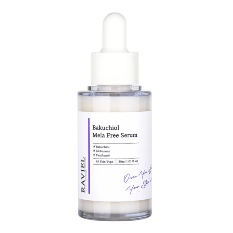 Ser pentru fata cu bakuchiol Mela Free, 30ml, Raviel — preț și oferte