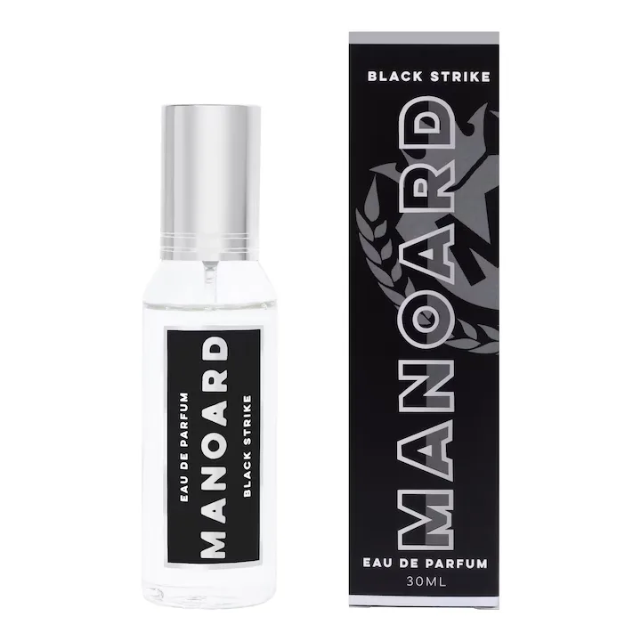 Apa de parfum pentru barbati Black Strike, 30ml, Manoard — preț și oferte