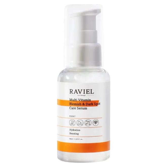 Ser pentru fata cu multivitamine impotriva petelor si imperfectiunilor, 50ml, Raviel — preț și oferte