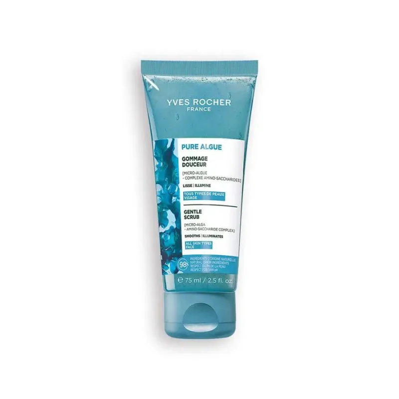 Exfoliant iluminator pentru prospetime Pure Algue, 75ml, Yves Rocher — preț și oferte