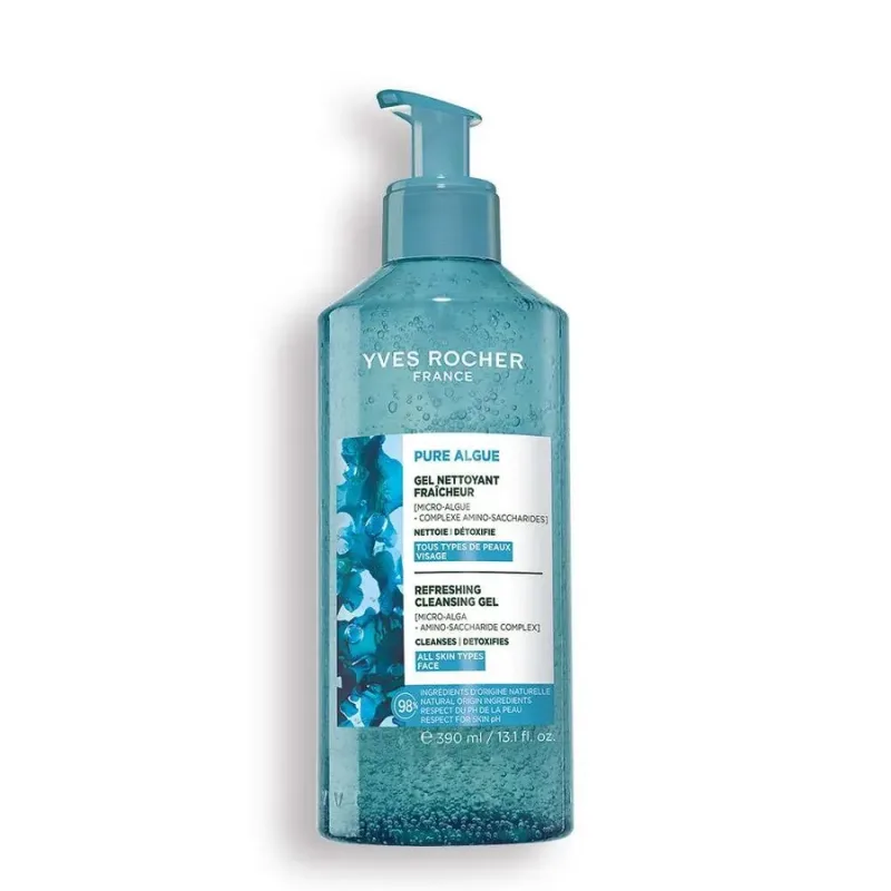 Gel de curatare pentru prospetime Pure Algue, 390ml, Yves Rocher — preț și oferte