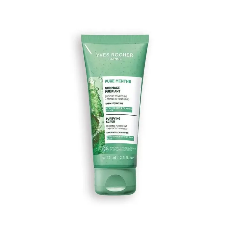 Exfoliant purificator Pure Menthe, 75ml, Yves Rocher — preț și oferte