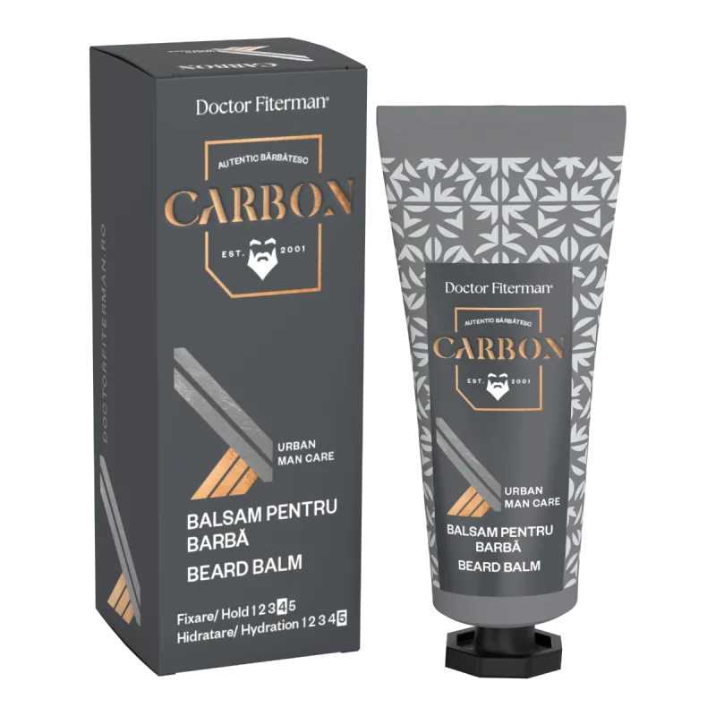Balsam pentru barba Carbon, 75ml, Doctor Fiterman — preț și oferte