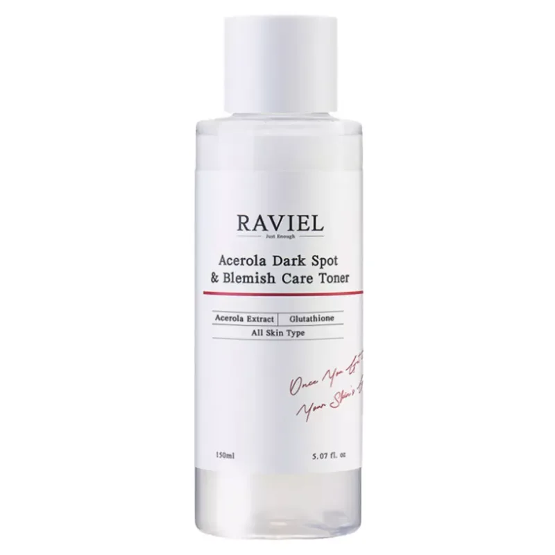 Toner facial cu acerola impotriva petelor si imperfectiunilor, 150ml, Raviel — preț și oferte