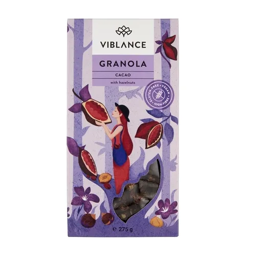 Granola cacao fara gluten, 275g, Viblance — preț și oferte