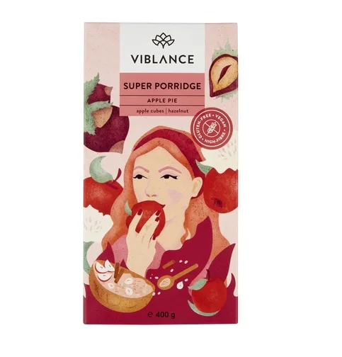 Super terci fara gluten Apple Pie, 400g, Viblance — preț și oferte