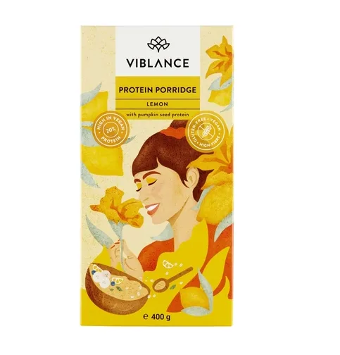 Super terci fara gluten Lemon Protein, 400g, Viblance — preț și oferte