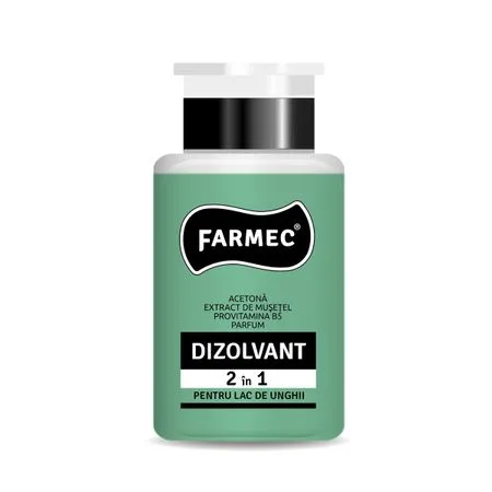 Dizolvant lac de unghii 2 in 1, 150ml, Farmec — preț și oferte
