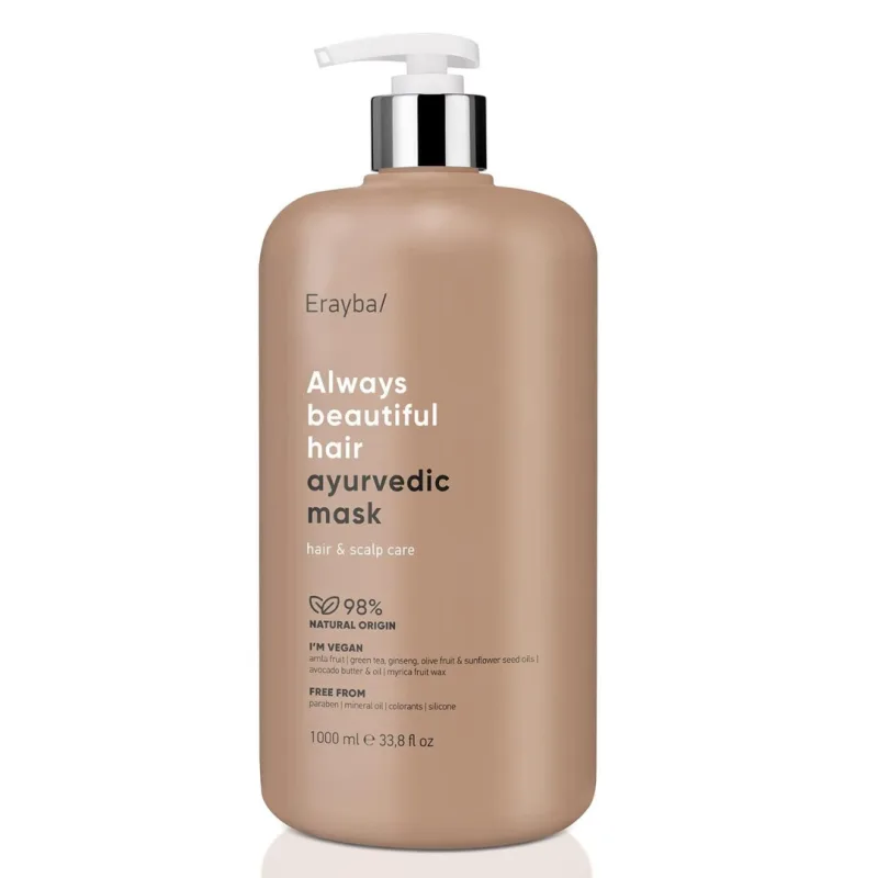 Masca pentru Ingrijirea parului si scalpului, ABH Ayurvedic Mask, 1000 ml, Erayba — preț și oferte