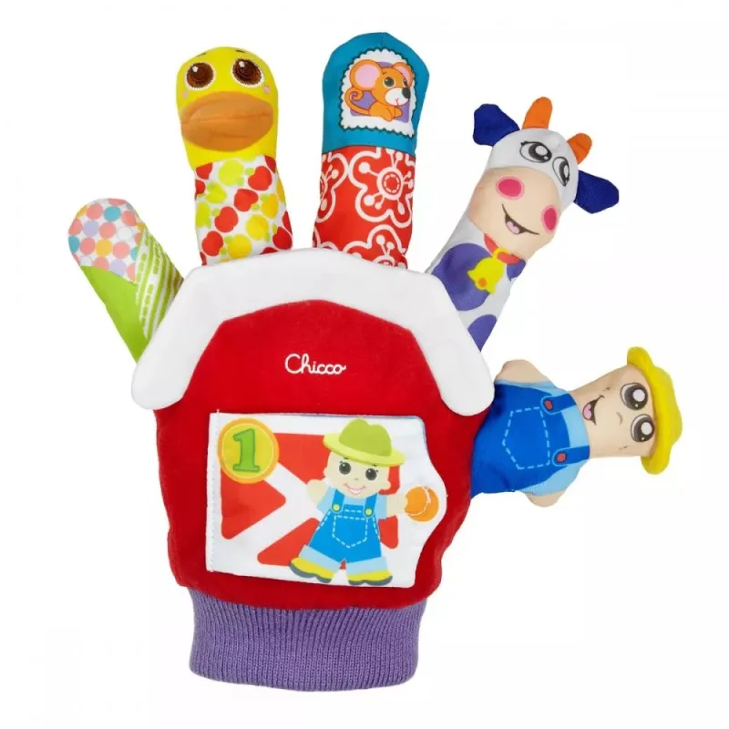 Manusa cu degete Ferma cu Sunete pentru 3 - 24 luni, 1 bucata, Chicco — preț și oferte