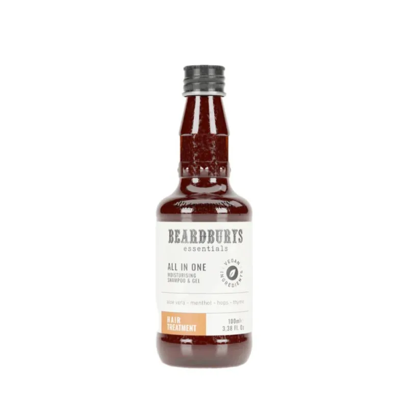 Sampon barbati 3 in 1 pentru calatorie All in One, 100ml, Beardburys — preț și oferte
