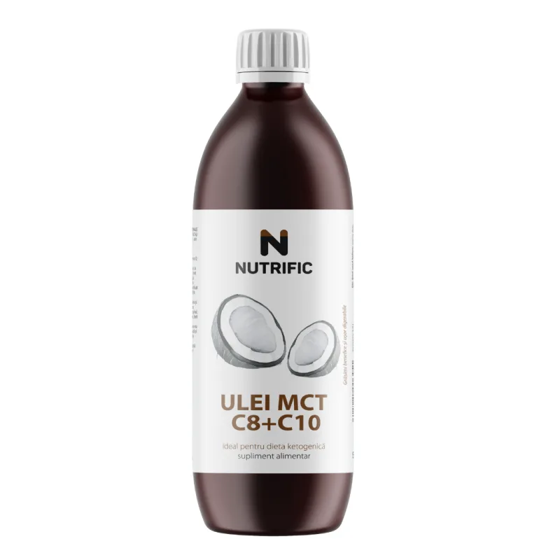 Ulei MCT C8+C10, 500ml, Nutrific — preț și oferte