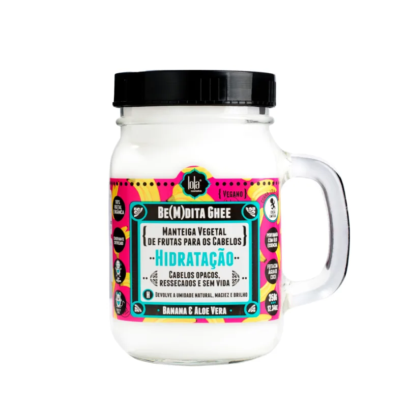 Masca de par intens hidratanta cu banane si aloe vera Bemdita Ghee, 350g, Lola Cosmetics — preț și oferte