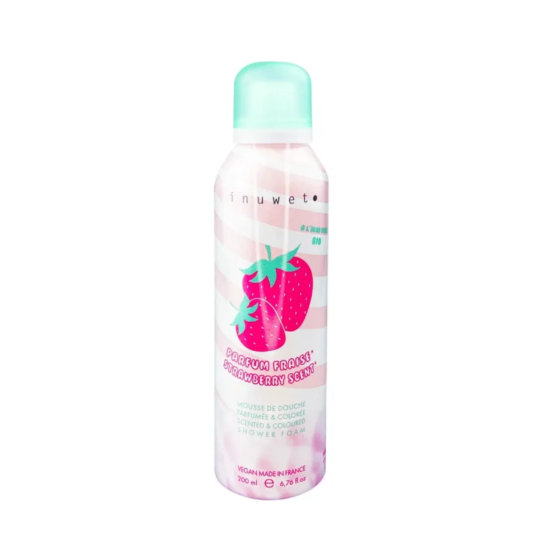 Spuma de baie cu parfum de capsune, 200ml, Inuwet — preț și oferte