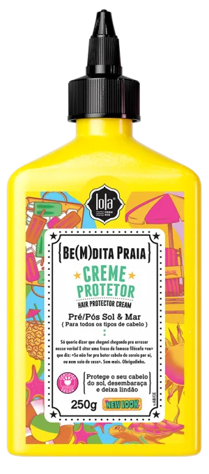 Crema de par cu protectie solara Bemdita Praia, 250g, Lola Cosmetics