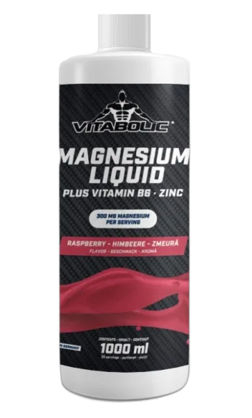 Magnesium Liquid Zmeura, 1l, Vitabolic — preț și oferte