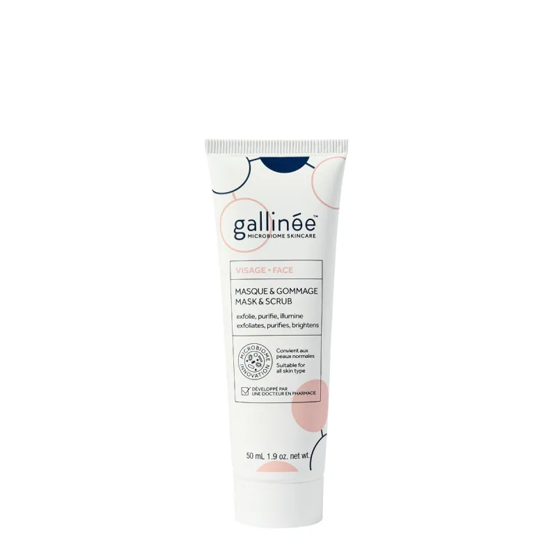 Masca si exfoliant pentru fata, 50ml, Gallinee — preț și oferte