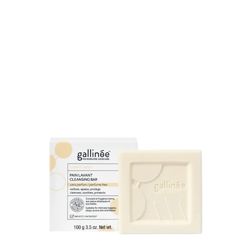 Produs solid de curatare faciala si corporala fara sapun pentru igiena intima piele atopica si bebelusi, 100g, Gallinee — preț și oferte