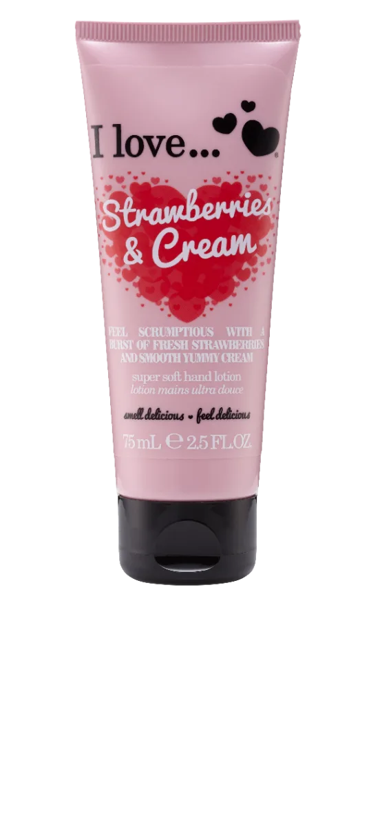 Crema de maini Strawberry Cream, 75ml, I Love Cosmetics — preț și oferte