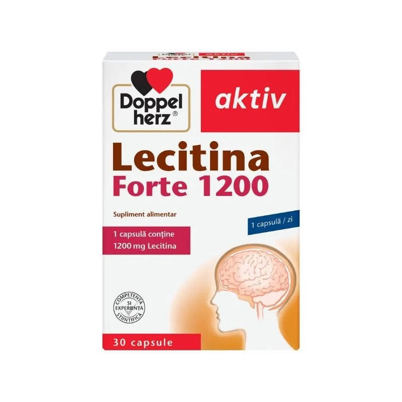 Doppelherz aktiv Lecitina Forte 1200, 30 capsule — preț și oferte