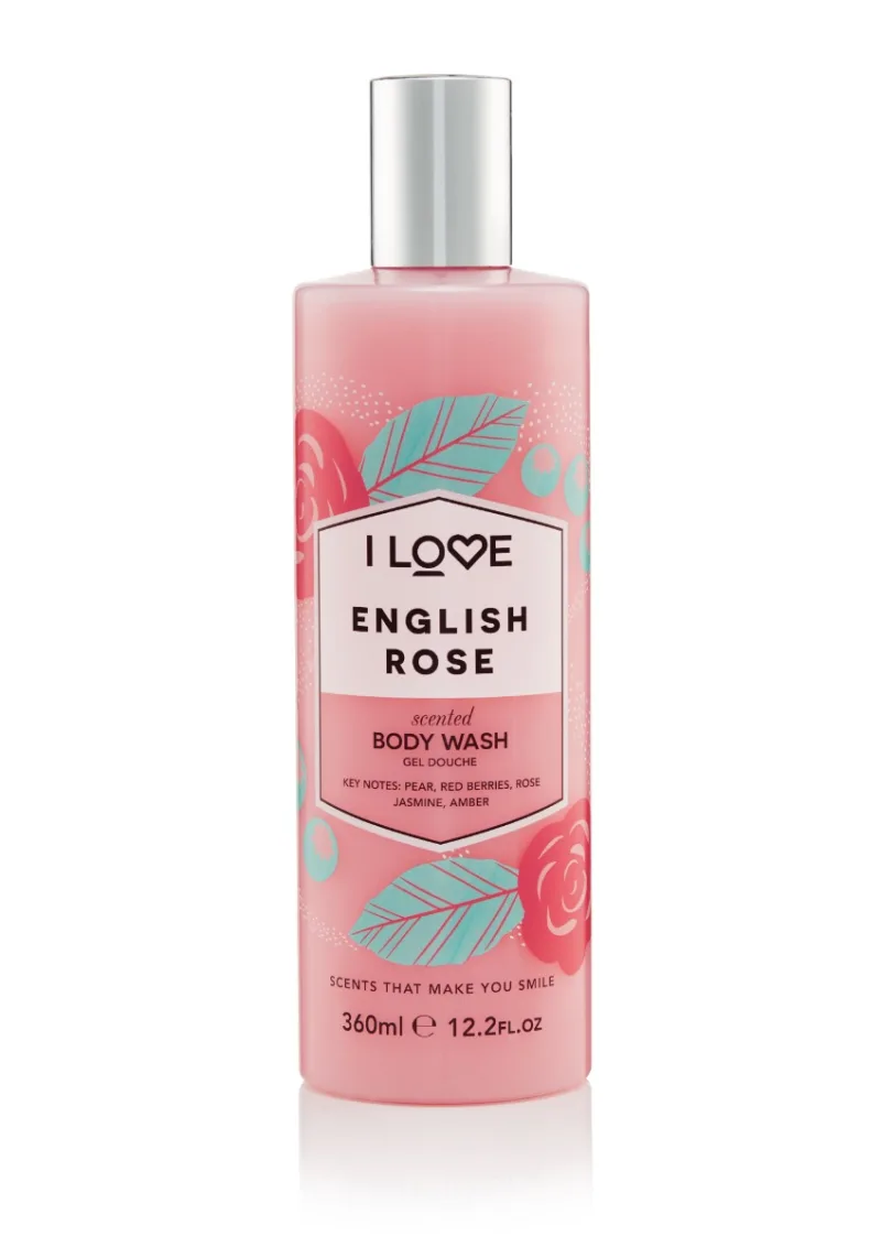 Gel de dus English Rose Signature, 360ml, I Love Cosmetics — preț și oferte