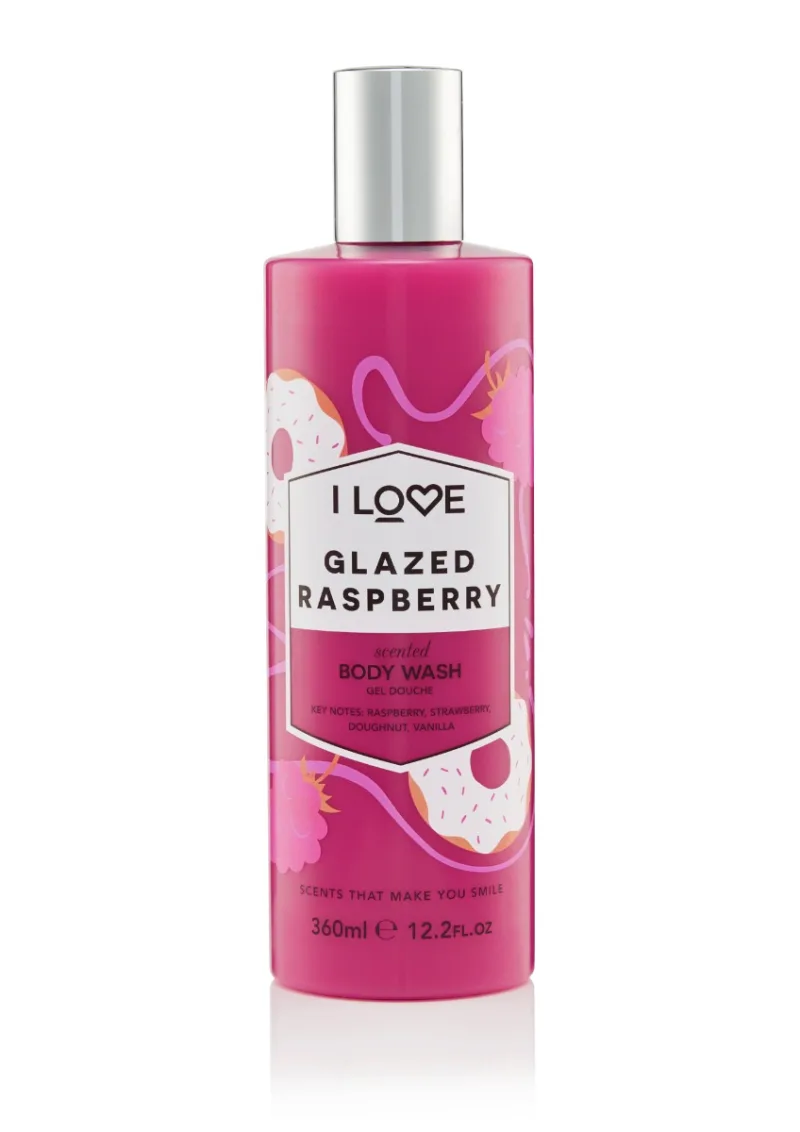 Gel de dus Glazed Raspberry Signature, 360ml, I Love Cosmetics — preț și oferte