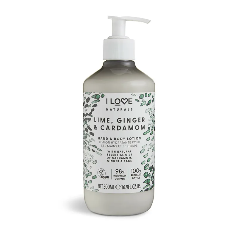 Lotiune de maini si corp Lime Ginger Cardamon, 500ml, I Love Cosmetics — preț și oferte