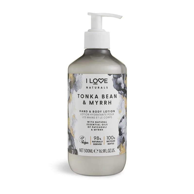 Lotiune de maini si corp Tonka Bean Myrrh, 500ml, I Love Cosmetics — preț și oferte