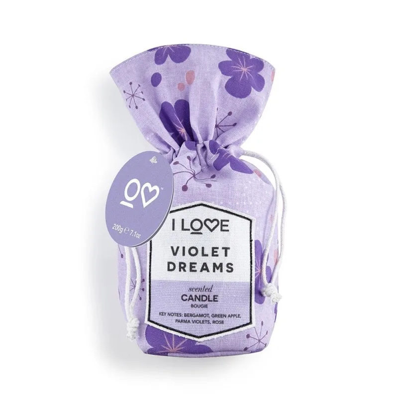 Lumanare parfumata Violet Dreams, 160g, I Love Cosmetics — preț și oferte
