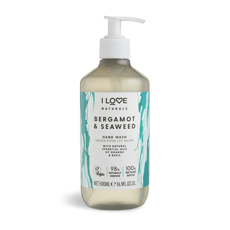 Sapun lichid Bergamot Seaweed Naturals, 500ml, I Love Cosmetics — preț și oferte