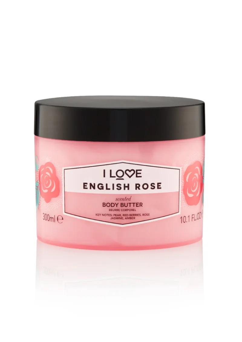 Unt de corp English Rose Signature, 330ml, I Love Cosmetics — preț și oferte