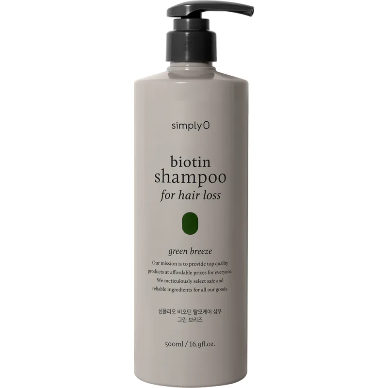 Sampon impotriva caderii parului Green Breeze Biotin, 500ml, Simplyo — preț și oferte
