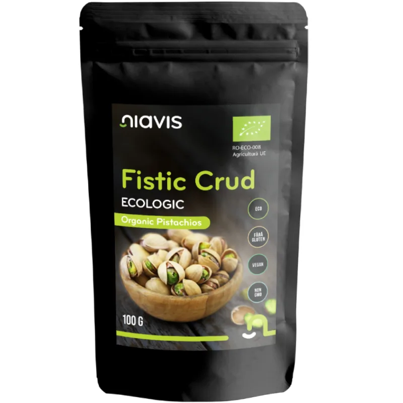 Fistic crud ecologic, 100g, Niavis — preț și oferte