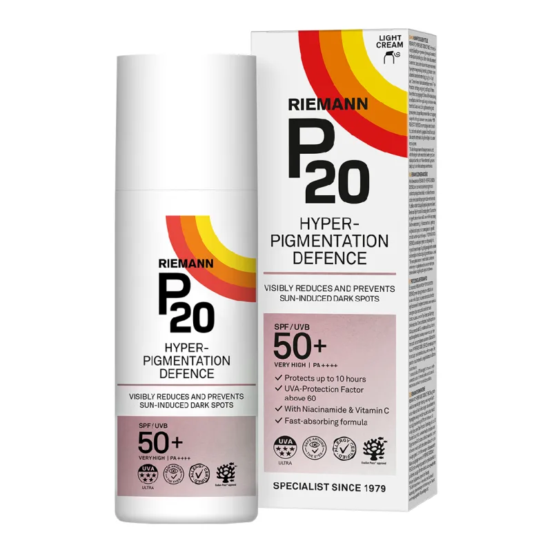 Crema de fata SPF50+, Hyperpigmentation Defence, P20, 50 ml, Riemann — preț și oferte