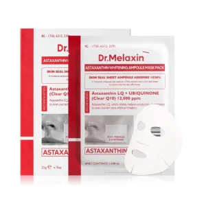 Masca pentru luminozitate si uniformizare Coenzima Q10 si Astaxanthin, 25g, Dr. Melaxin