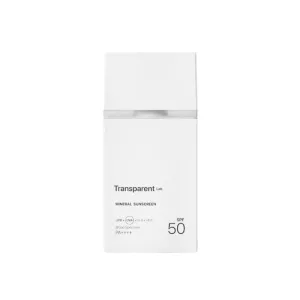 Serum cu filtru mineral si protectie solara SPF50 Mineral Sunscreen, 100ml, Transparent Lab