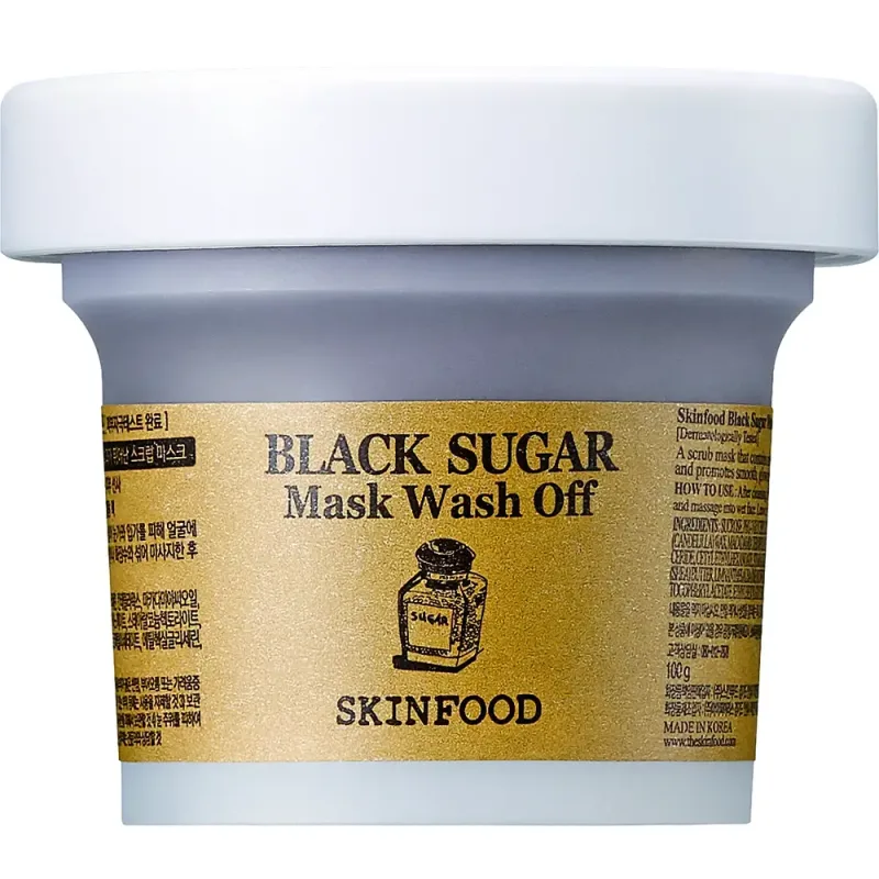 Masca de fata cu zahar negru, 120g, Skinfood — preț și oferte