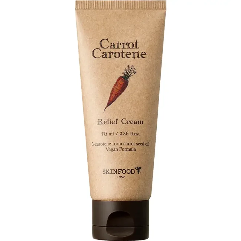 Crema calmanta pentru fata cu caroten din morcov, 70ml, Skinfood — preț și oferte